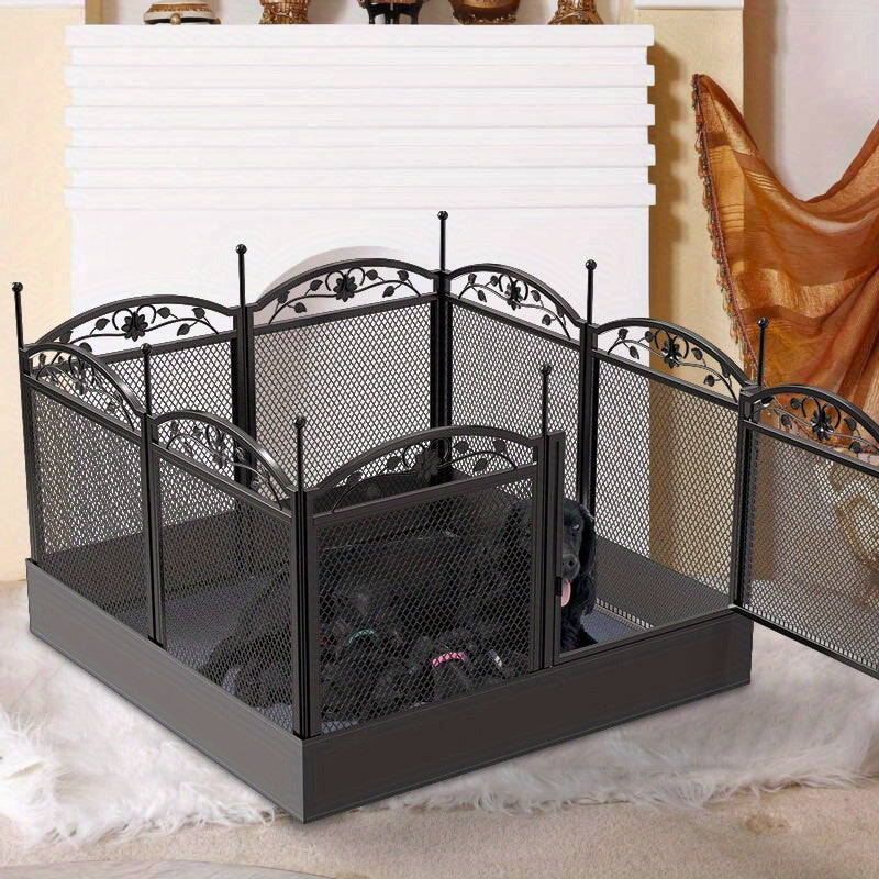 Hondenbench – Hondenkooi – Hondenren – Hondenhok – Hondenratjetoe – Grote XXL Afmeting 126x126x88 cm – Robuust Metaal Met Dubbele Deuren