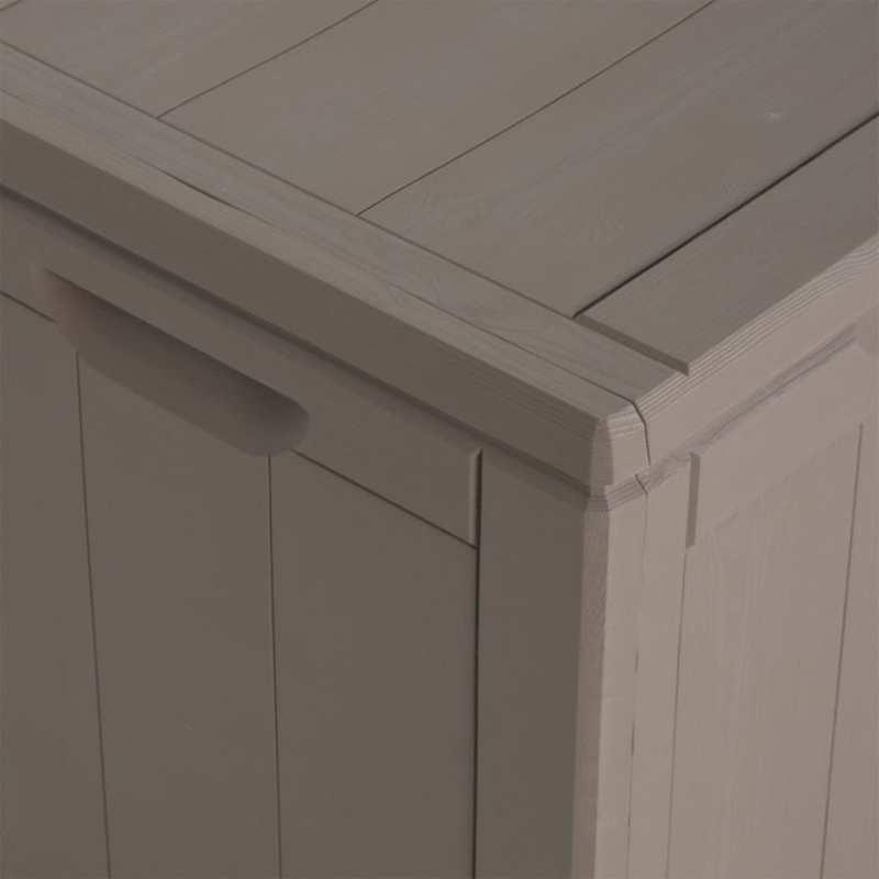 Opbergbox – Opbergdoos – Opbergkast – Tuinbox – 270 Liter – Weerbestendig Polypropyleen Rattan Design