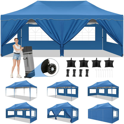 Pop-Up Tent – Vouwtent – Eventtent – Markttent – Overkapping – Verstelbare Hoogte – Stevig Aluminium Frame
