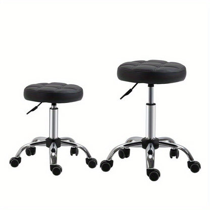 Leisure chair, comfortable living room furniture, multifunctional seat, suitable for living room, bedroom, dining room, hallway, balcony. Perfect home decoration, Versatile Seating, Contemporary Design, Swivel Stool, Rolling