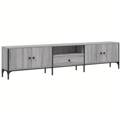 TV-kast – Tv-meubel – TV-dressoir – Mediameubel – Tv-standaard – Grijs Sonoma – Ruime Lade – Hoogwaardig Gefabriceerd Hout