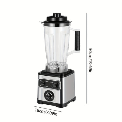 Blender – Smoothie Maker – Powerblender – Keukenmachine – Soepmaker – 3 Liter Inhoud – 4 RVS Messen – Antislip Zuignappen