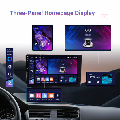 Android Auto Radio – Autoradio – Carplay – Multimedia Speler – Navigatiesysteem – 10 Inch HD Touchscreen – Android 13 OS – Inclusief Achteruitrijcamera