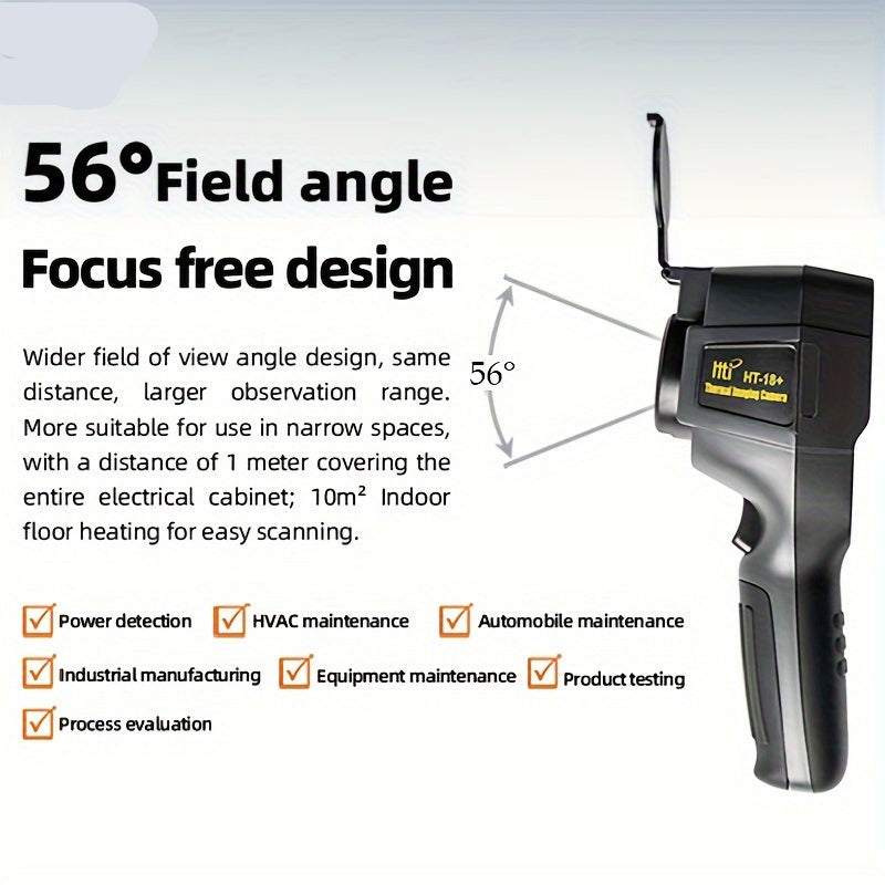 Warmtebeeldcamera – Thermische Camera – Infraroodcamera – IR Thermometer – Warmtebeelden Viewer – 256x192 Resolutie – 25Hz Vernieuwingssnelheid