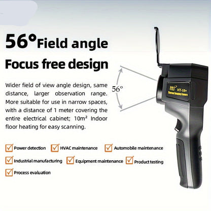 Warmtebeeldcamera – Thermische Camera – Infraroodcamera – IR Thermometer – Warmtebeelden Viewer – 256x192 Resolutie – 25Hz Vernieuwingssnelheid