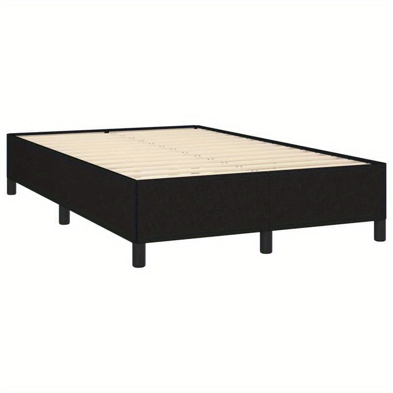 Bed frame without Mattress Black 120x200cm Tissue Practical, removable, suitable for all seasons