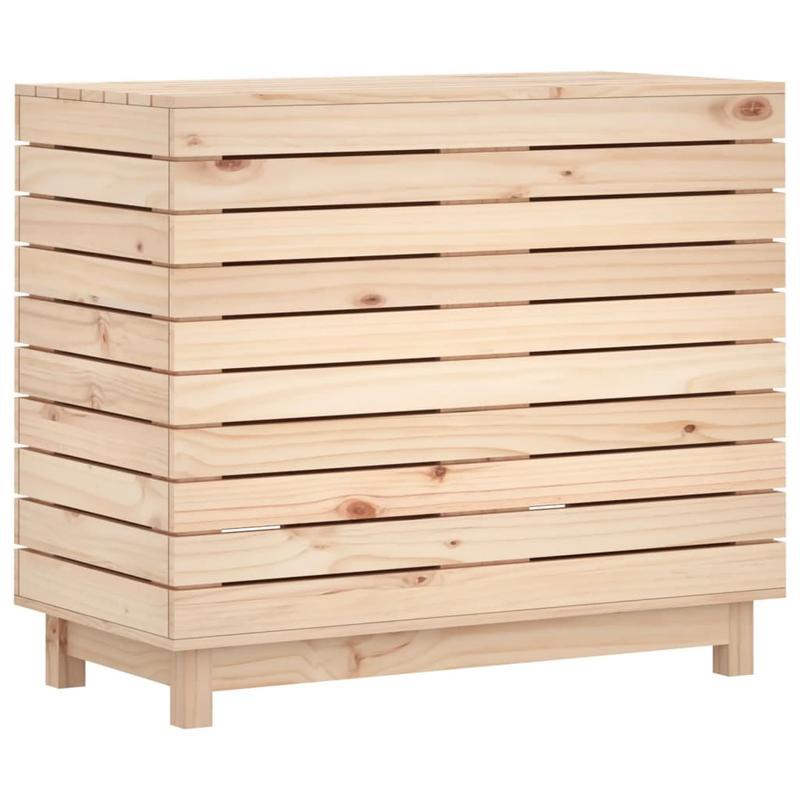 Wasmand – Wasbox – Wassorteerder – Opbergmand – Wasbak – Massief Grenenhout – Ruime Afmetingen 88,5x44x76 cm