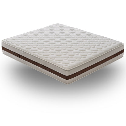 Memory Foam Mattress, 22 cm Height, 5 cm Thermal Memory, with Comfort Zones, Medium/Firm Support, Pressure Point Relief System
