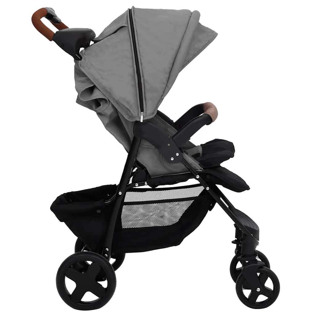 Buggy – Babybuggy – Plooibuggy – Wandelwagen – Reisbuggy – Stalen Frame – Inklapbaar & Lichtgewicht – 3-in-1 Met Autostoel