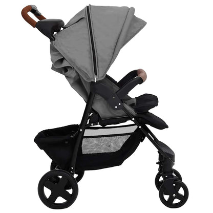 Buggy – Babybuggy – Plooibuggy – Wandelwagen – Reisbuggy – Stalen Frame – Inklapbaar & Lichtgewicht – 3-in-1 Met Autostoel