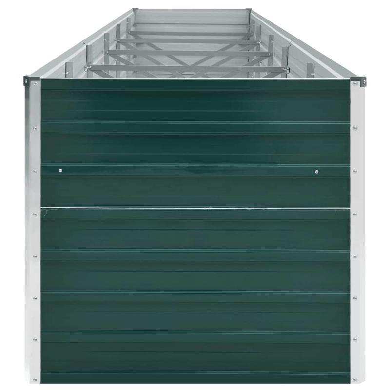 Verhoogde Bloementafel – Plantenrek – Tuinplantentafel – Kruidentafel – Groententafel – Gegalvaniseerd Staal – Weerbestendig & Ruim 480x80x77 cm – Groen