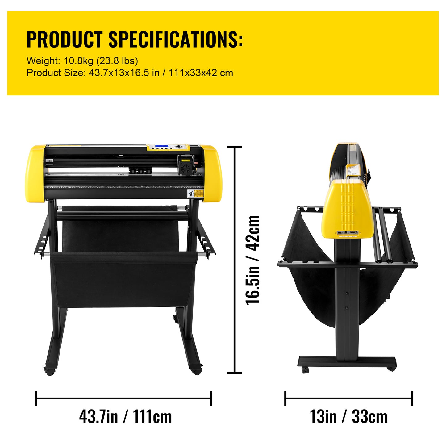 Vinylsnijder – Vinyl Snijplotter – Snijmachine – Graveermachine – Snijplotter – Automatische Contourherkenning – 87 cm Snijbreedte