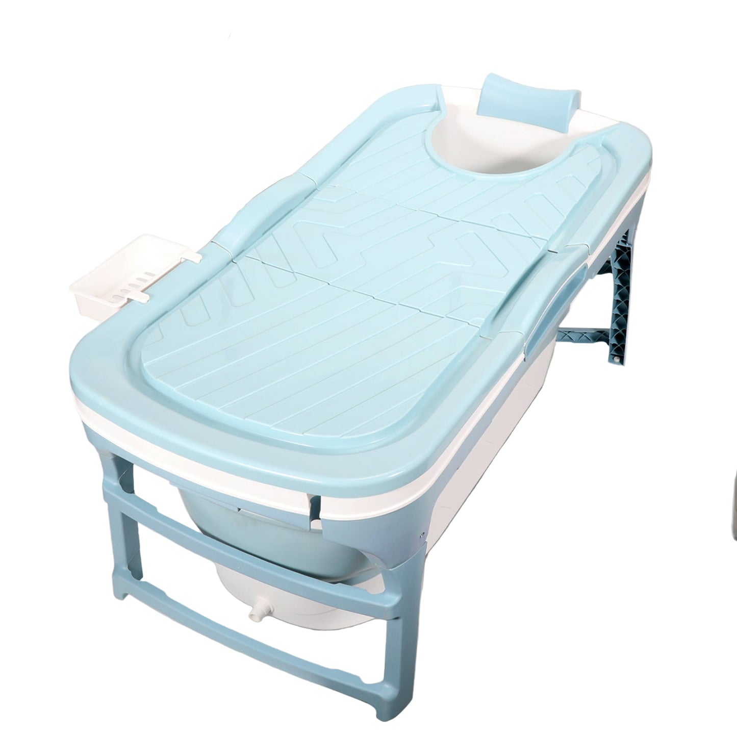Opvouwbare Badkuip – Inklapbaar Bad – Mobiele Badkuip – Zitbad – IJsbad – 118 cm Lang – Duurzaam PP + TPE Materiaal – Ruimtebesparend Design
