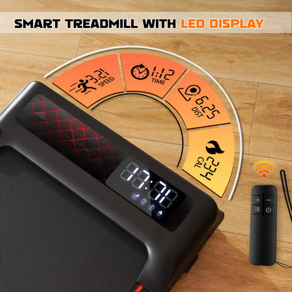 Loopband – Elektrische Treadmill – Fitness Apparatuur – Hometrainer – Trainingsmachine – Fluisterstil – Opvouwbaar Met Afstandsbediening