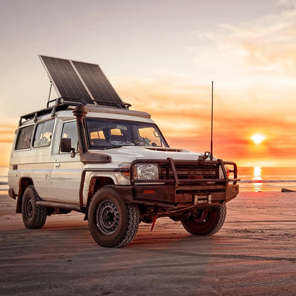 Monokristallijn Zonnepaneel – Solar Module – Fotovoltaïsch Paneel – 12V Zonnepaneel – Caravan Zonnepaneel – 200W Vermogen – Duurzaam & Weerbestendig
