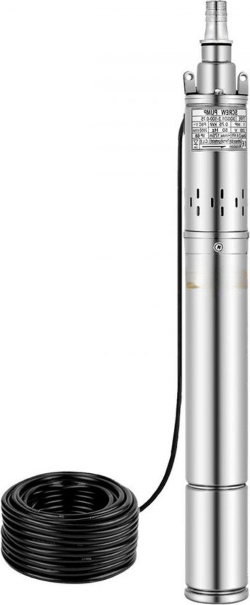 Bronpomp - 1100W - 190L/min - 4 Inch Pijp - Diepe Dompelpomp