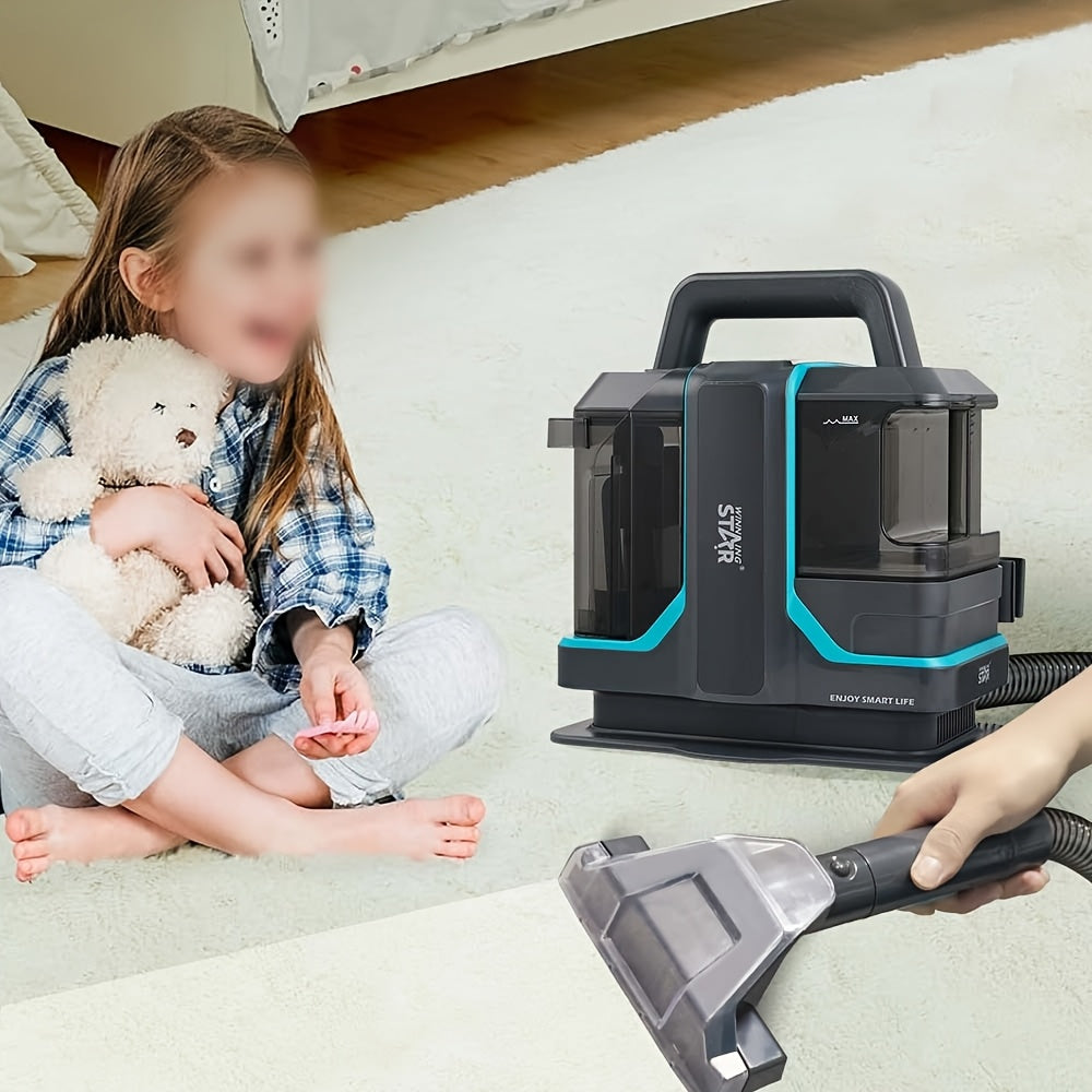 Tapijtreiniger – Vlekkenreiniger – Meubelreiniger – Bankreiniger – Stofverwijderaar – 450W Krachtig Vermogen – Geschikt Voor Sofa, Gordijnen En Tapijt