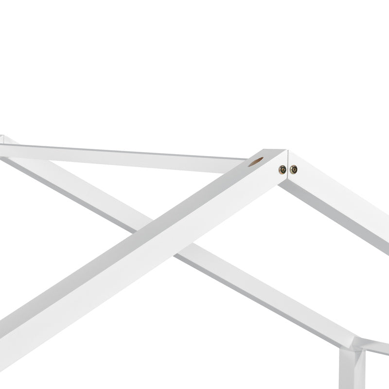 Vardø Kids' Bed House Bed 90x200cm White