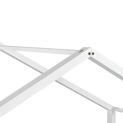 Vardø Kids' Bed House Bed 90x200cm White