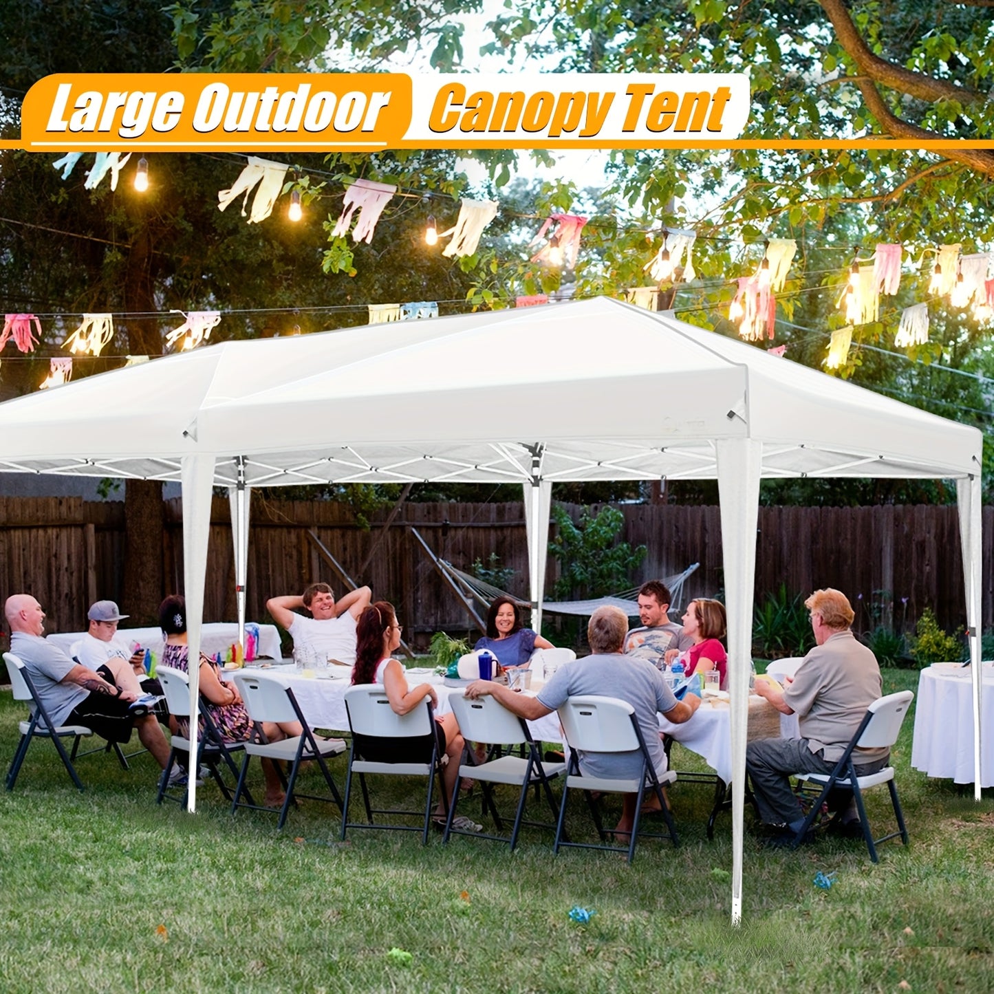 Partytent – Opvouwbare Tent – Feesttent – Buiten Tent – Luifel – 3×6 Meter – Eenvoudig Opzetten – Stevige Constructie