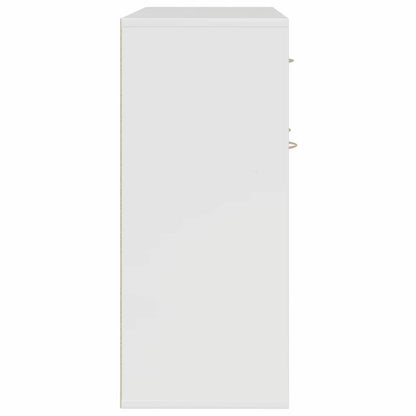Sideboard high-gloss white 88x30x70cm wood material,  Modern Sideboard, Sideboard Cabinet, Sleek Lines, Quality Wood Material, Durable Build, Apartment Dwellers, Modern Homeowners