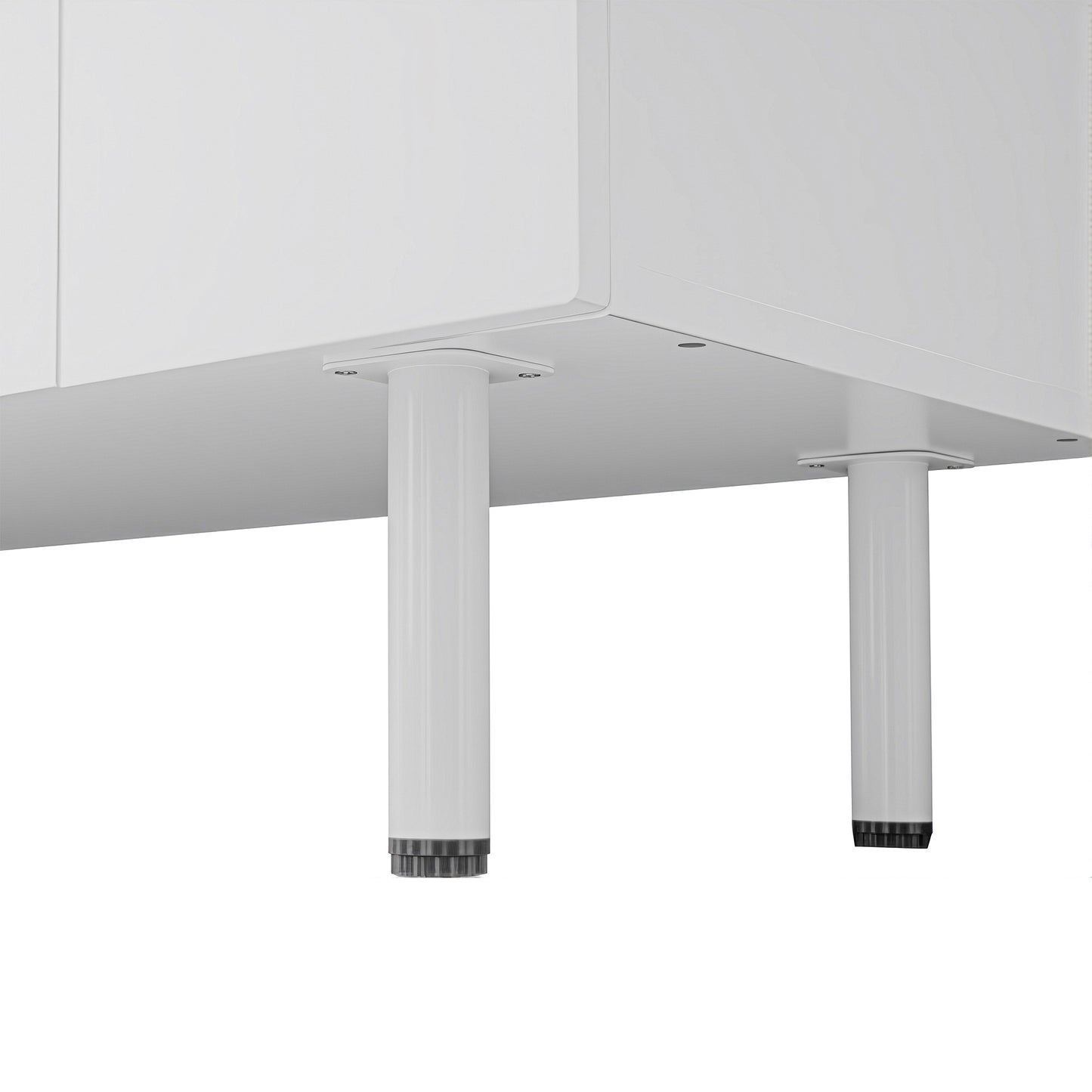Dressoirkast – Sideboard – Opbergkast – Woonkamerkast – Dressoir Wit – Modern 3D Geometrisch Design – Ruime Afmetingen 160x38,5x70 cm