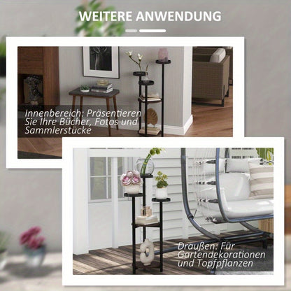 Plantenrek – Plantenstandaard – Plantentrap – Bloemenrek – Plantenetagere – 5 Lagen – Stevige Poten – Ruimtebesparend Verticaal Design