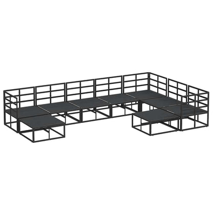 Loungeset Tuin – Garden Sofa Set – Tuinmeubel Loungeset – Modulaire Loungeset – Loungeset Met Tafel – Weerbestendig Kunststof Vlechtwerk – Water- En UV-Bestendige Kussens