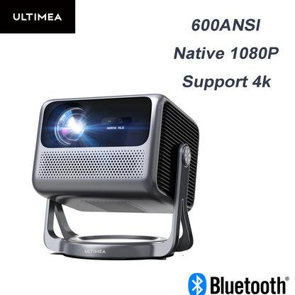 Projector – Beamer – Home Cinema – Multimedia Projector – Smart Projector – Native 1080p Resolutie – 600 ANSI Lumens – Android TV 11.0 – Automatische Keystone Correctie & PTZ Draaibaar