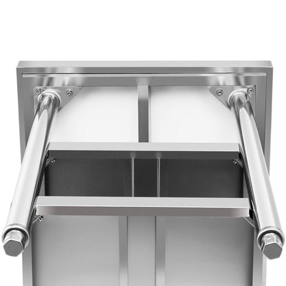 RVS Werktafel – Werkbank – Inpaktafel – Keukentafel – Werkblad – 150x70 cm – Roestvrij Staal – Verstelbare Poten – 3 Niveaus – 600 kg Draagvermogen