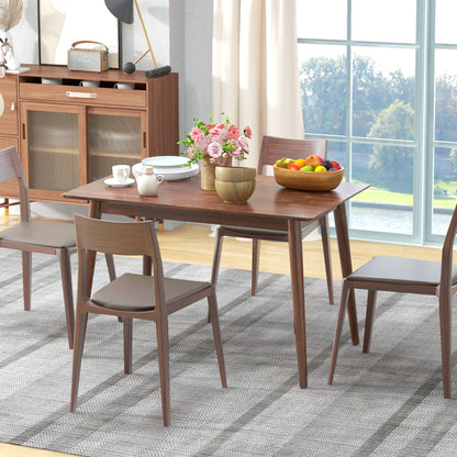 Eettafel – Tafel – Keukentafel – Houten Tafel – Houten Eettafel – 120x75x76 cm – Massief Hout, Geschikt Voor 4-6 Personen