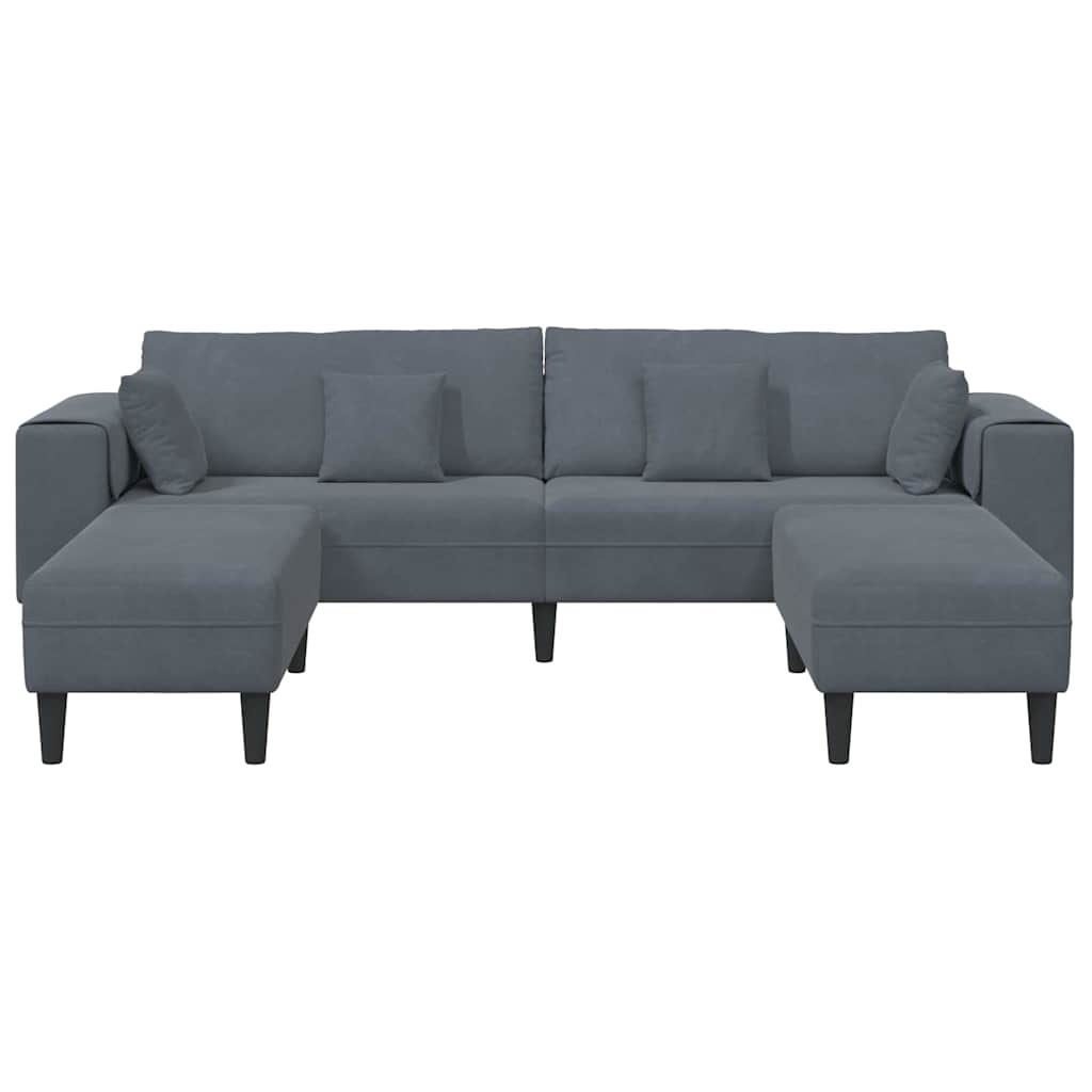 Velvet bank – Fluwelen sofa – Zitbank – Slaapbank – Loungebank – Geel zonder ottomaan – Zacht schuimvulling – Stevig houten frame