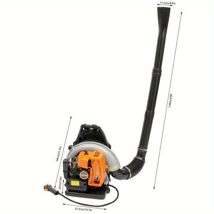 Benzine Bladblazer Rugzak – Bladblazer Op Benzine – Rugzakblazer – Tuinblazer – Bladblazer 65cc – 1,8 Liter Tank – 2,7 kW Vermogen