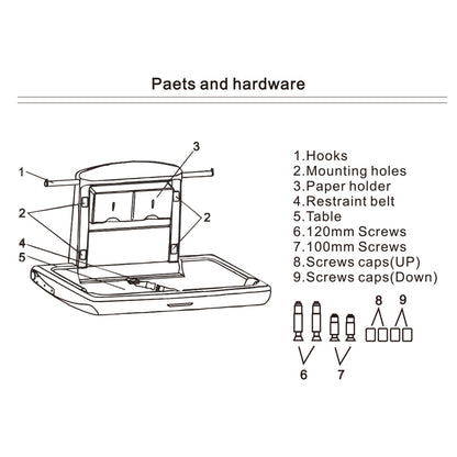 Commode – Baby Verschoontafel – Babytje Verschonen – Opklapbare Tafel – Muurbevestiging – Ruimtebesparend Design – Duurzaam HDPE Materiaal