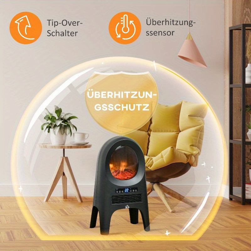 Elektrische Kachel – Mobiele Kachel – Convectorkachel – Ventilatorkachel – Heater – 2000W Vermogen – Timerfunctie Met Oververhittings- en Valbeveiliging