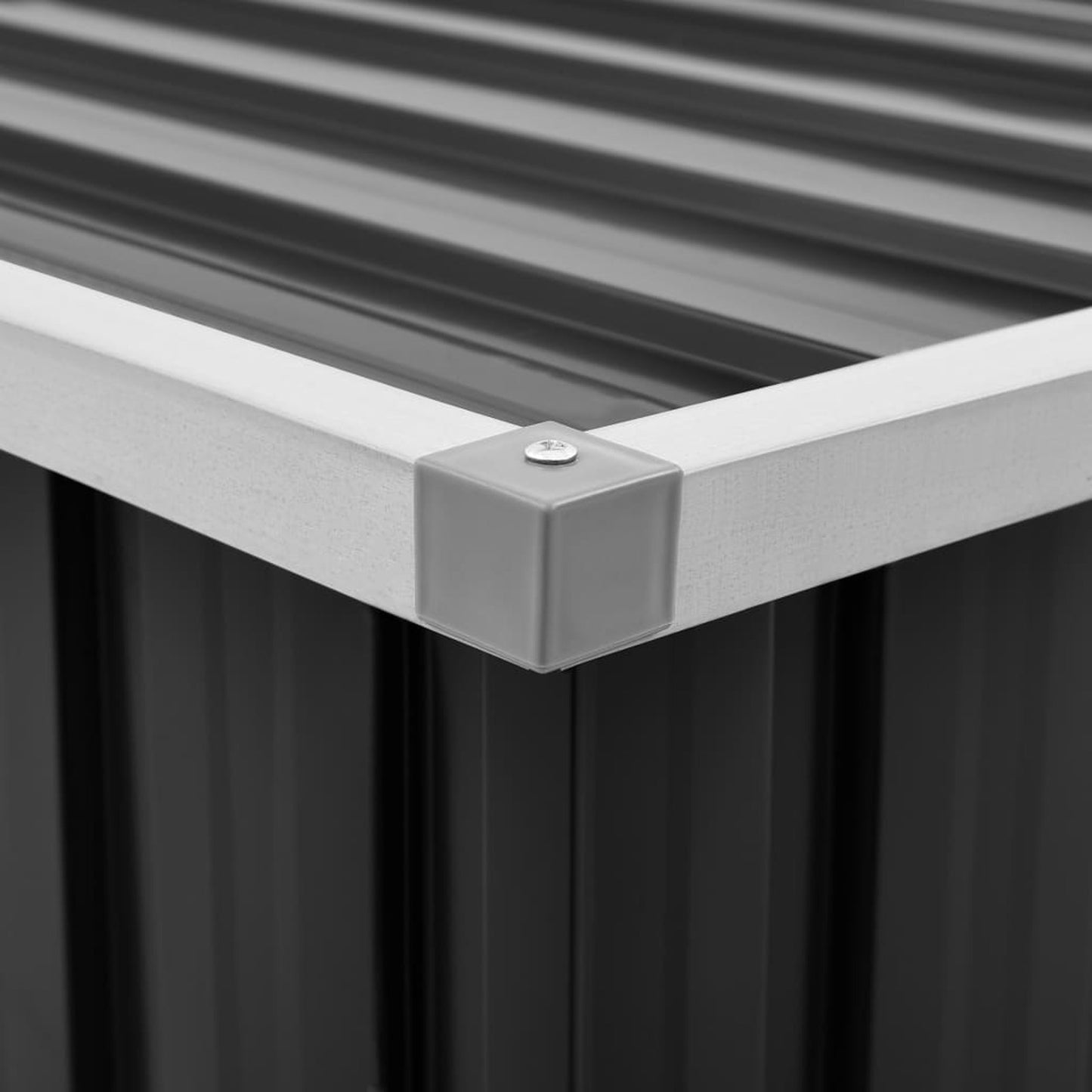 Tuinkist – Tuinkussenbox – Tuinopbergbox – Tuinbox – Opbergbox – Gecoat Metaal & Synthetisch Materiaal – 129x67x65 cm
