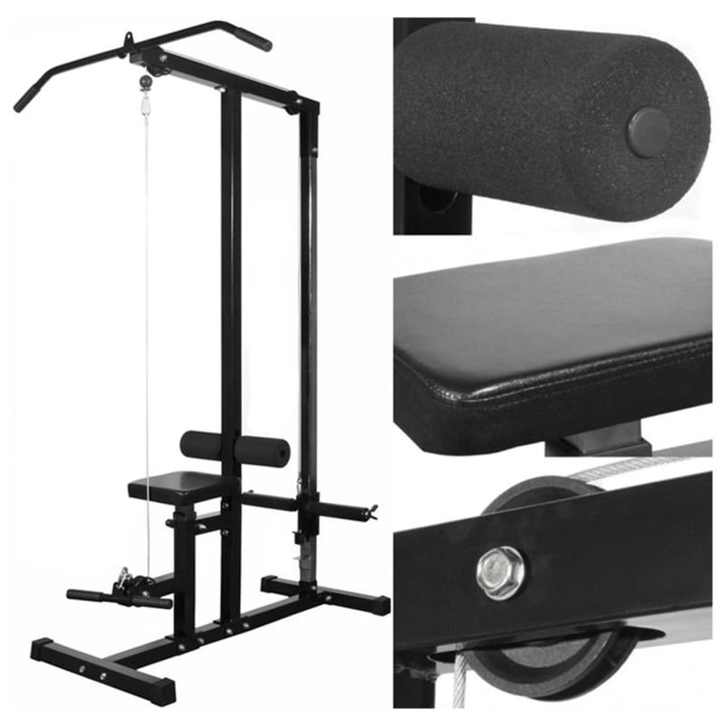Power Tower – Krachtstation – Fitnessapparaat – Thuisgym – Sporttoestel – Tungsten Staal – Verstelbare Gewichten