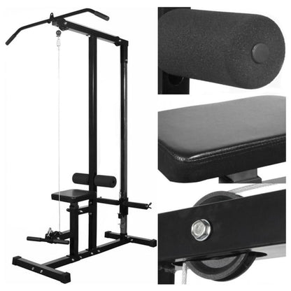 Power Tower – Krachtstation – Fitnessapparaat – Thuisgym – Sporttoestel – Tungsten Staal – Verstelbare Gewichten