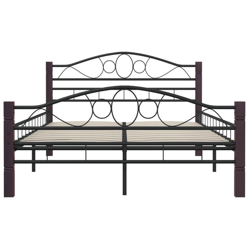 Black Metal Bed Frame 120x200cm