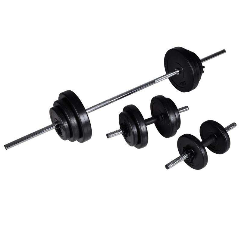 Verstelbare Gewichtbank – Krachttrainset – Halterset – Dumbbells – Verstelbaar – 30,5 Kg – Stevig Ijzer