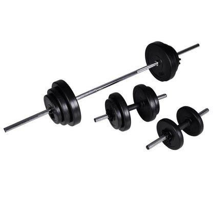 Verstelbare Gewichtbank – Krachttrainset – Halterset – Dumbbells – Verstelbaar – 30,5 Kg – Stevig Ijzer
