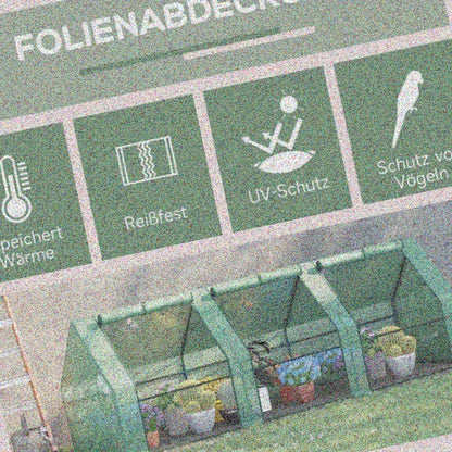 Tuinkas – Kweekkas – Kas – Mini Kas – Plantenkas – Groen – 270x90x90 cm – Staal Frame Met PE Afdekking