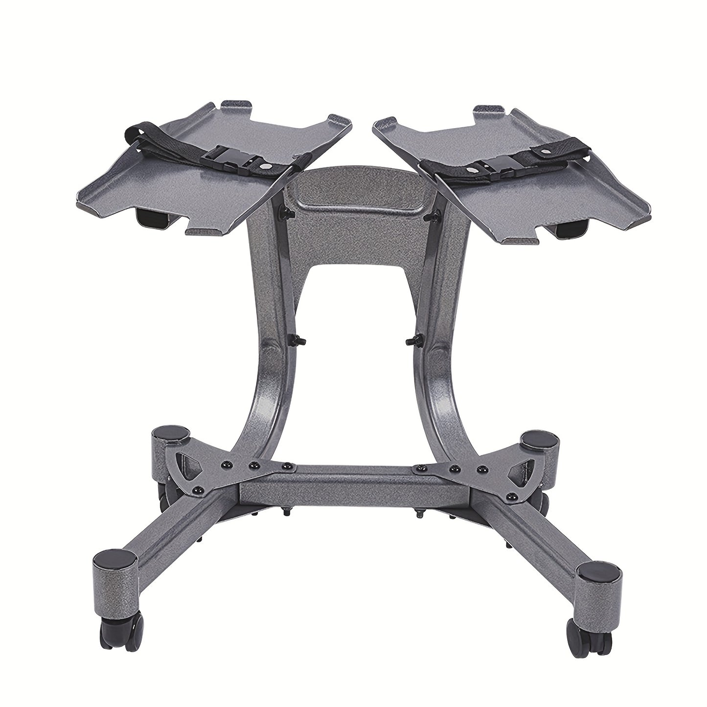 Adjustable Dumbbell Rack with Casters, Maximum Load Capacity 100kg/220 Lbs Dumbbells, Suitable for Home Gym