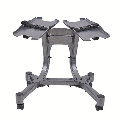 Adjustable Dumbbell Rack with Casters, Maximum Load Capacity 100kg/220 Lbs Dumbbells, Suitable for Home Gym