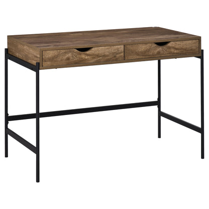 Industriële Bureau – Werktafel – Computertafel – Bureau Met Laden – Stijlvol Bureau – Groot Werkoppervlak 110x55 cm – Stevig Metalen Frame
