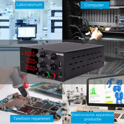 Power Supply - Inverter - Adjustable Voltage Regulator - 30V 10A - Phone Repair Lab - Bench Power Supply - DC Power Supply for Lab - Voltage Regulator - Switch Power Bank 