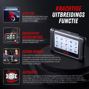 MK808S - OBD2 Scanner - Diagnosecomputer - Storing Verwijderen - Volledige systeemdiagnose - Uitleesapparatuur Auto - Diagnose Auto - Autodiagnosetool - IMMO Sleutelcodering - Zwart
