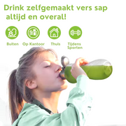 BioloMix - SlowJuicer - Fruit and vegetable juicer - Slow working juicers with reversing function - Easy to clean and quiet