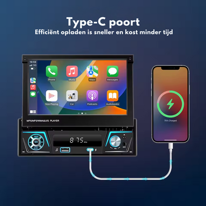 Car Multimedia Player - 2 Din - 7Inch - MP5 - Carplay Screen - Touchscreen - Car Navigation System - Universal - Multimedia Car Radio