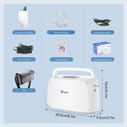 Zuurstofconcentrator - Oxygen Concentrator - Luchtreiniger - Pollen - Zuurstof - Zuurstof Generator - Zuurstofpomp - Draagbaar - 3L/min - Wit